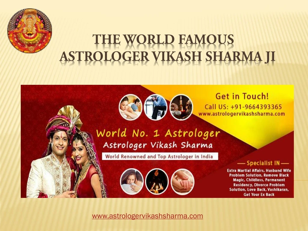 the world famous astrologer vikash sharma ji