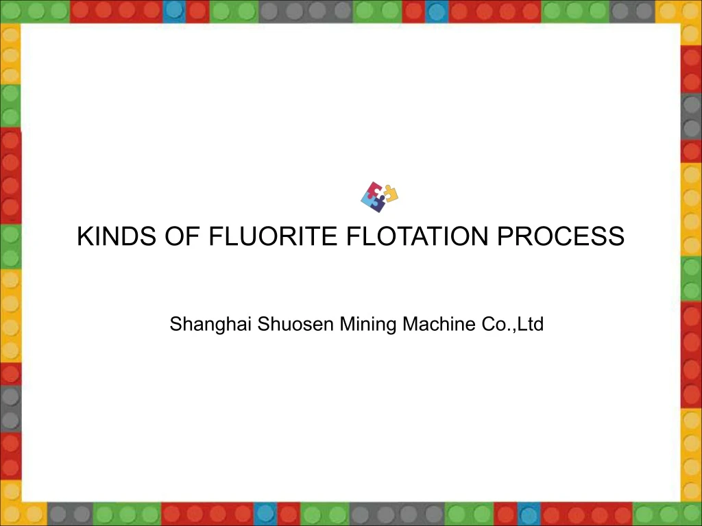kinds of fluorite flotation process