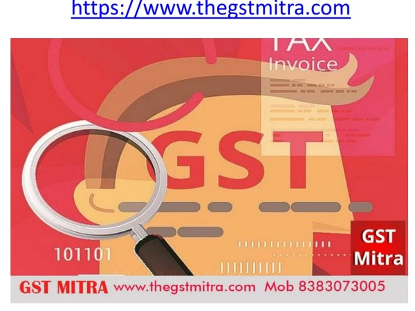 GST Registration, GST return, GST audit,