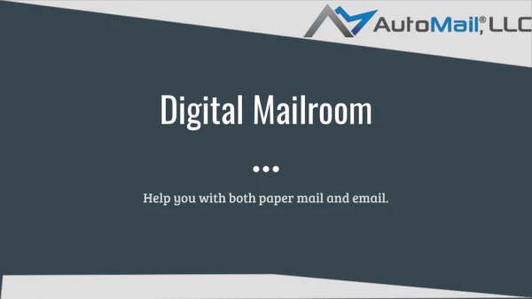 Digital Mailroom - Automail