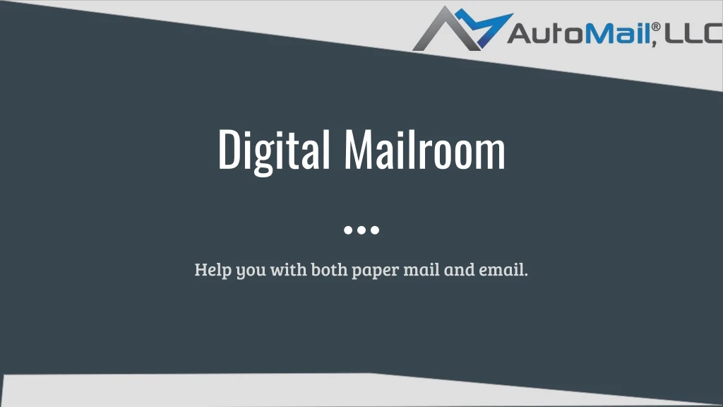 digital mailroom