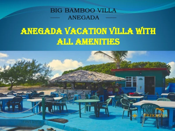 Anegada Vacation Villa with All Amenities