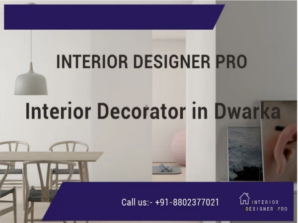 Interior Designing Company in Dwarka
