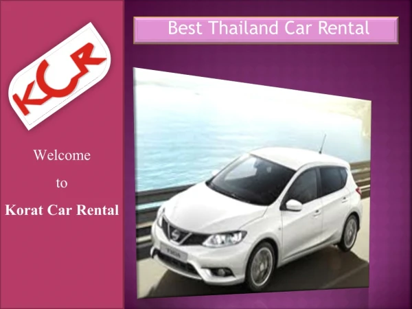 Best Thailand Car Rental