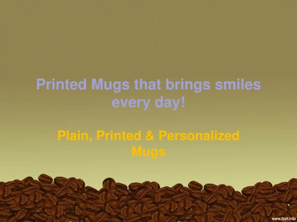 Mugs Printing - Personalized Custom Coffee Mugs | Printed Mugs