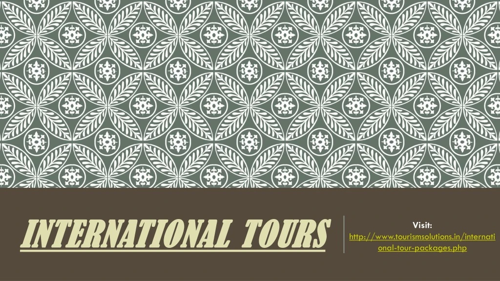 international tours