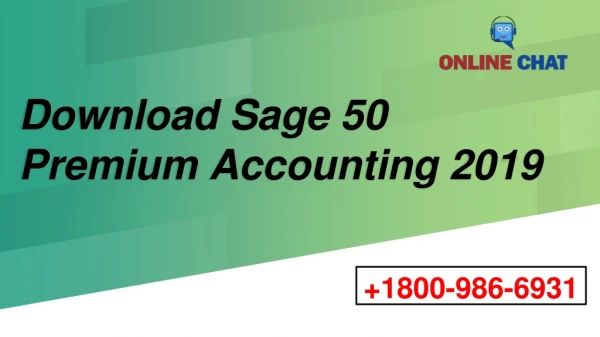 Sage 50 Accounting Software 2019