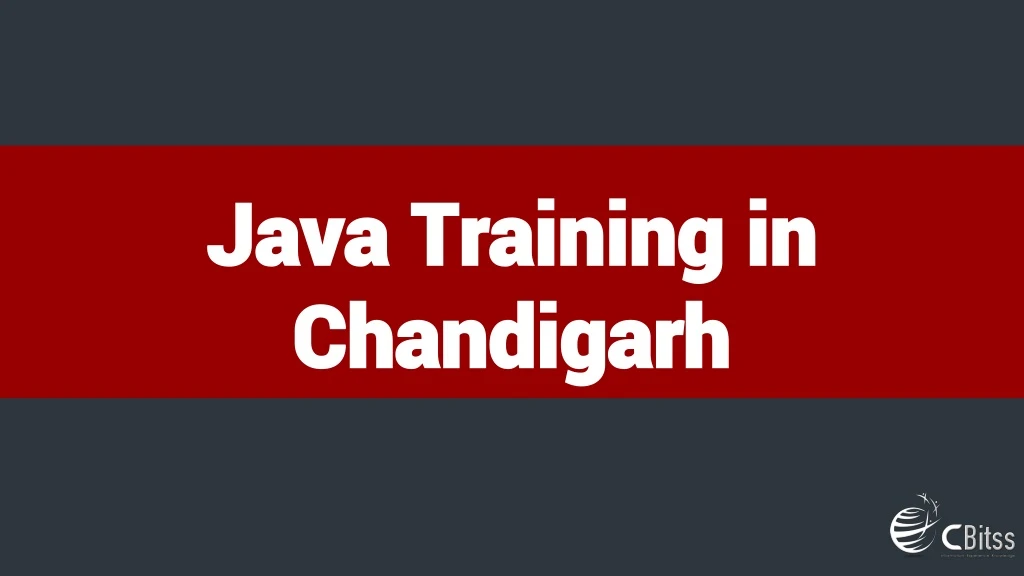 java training in chandigarh
