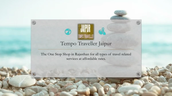 Rent Tempo Traveller in Jaipur with Different Seating