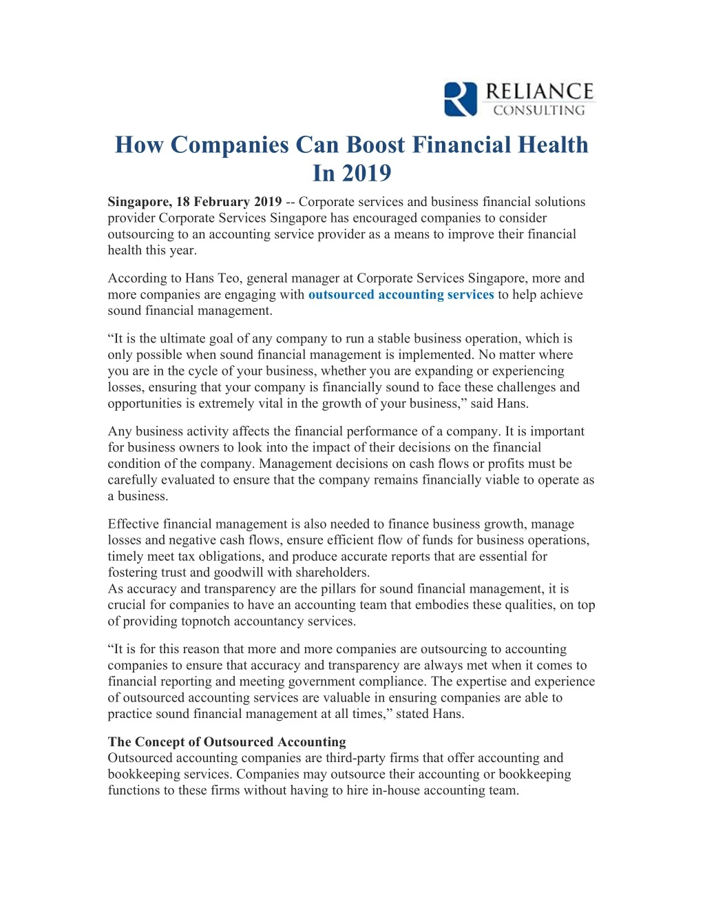how companies can boost financial health in 2019