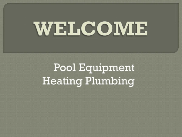 Get Pool Equipment in Croydon North