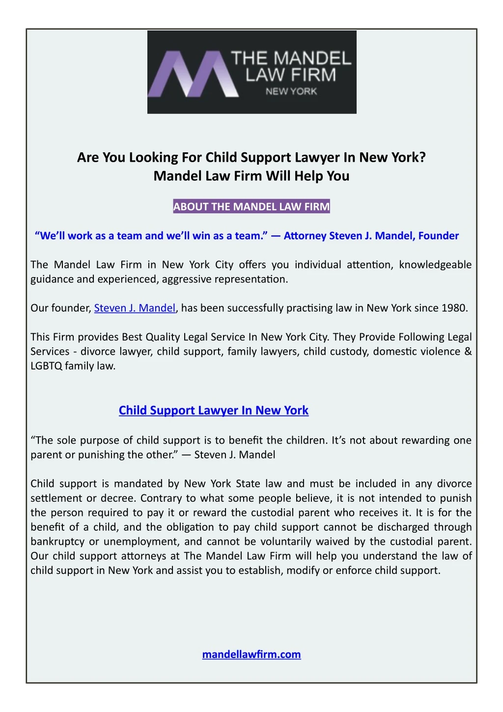 are you looking for child support lawyer