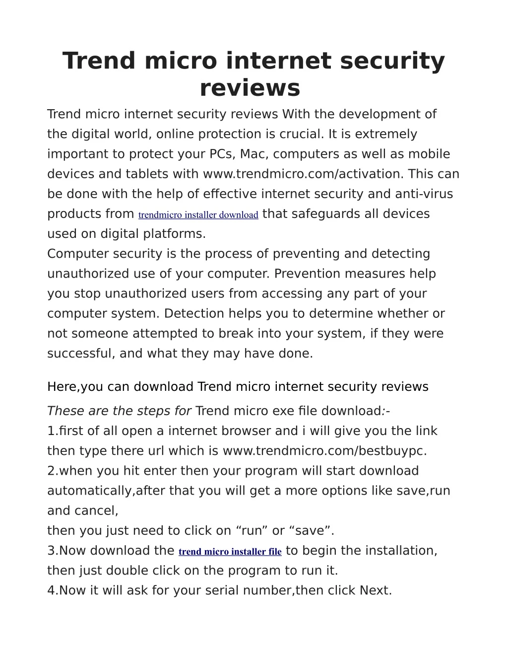 trend micro internet security reviews trend micro