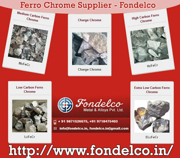 Ferro Chrome Supplier in India