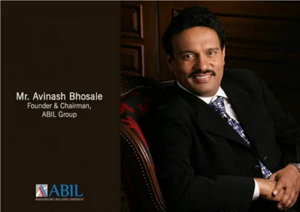 Mr. Avinash Bhosale of ABIL Group With Indian Cricket Team Captain MS Dhoni