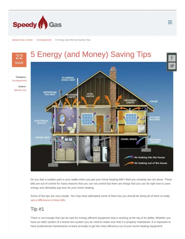 5 Energy (and Money) Saving Tips