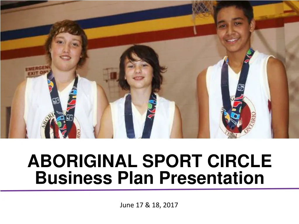 aboriginal sport circle business plan presentation