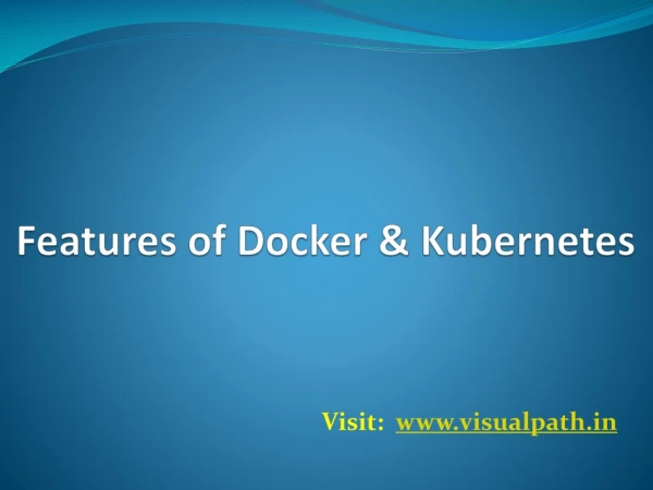 Docker and Kubernetes Training| Docker Training
