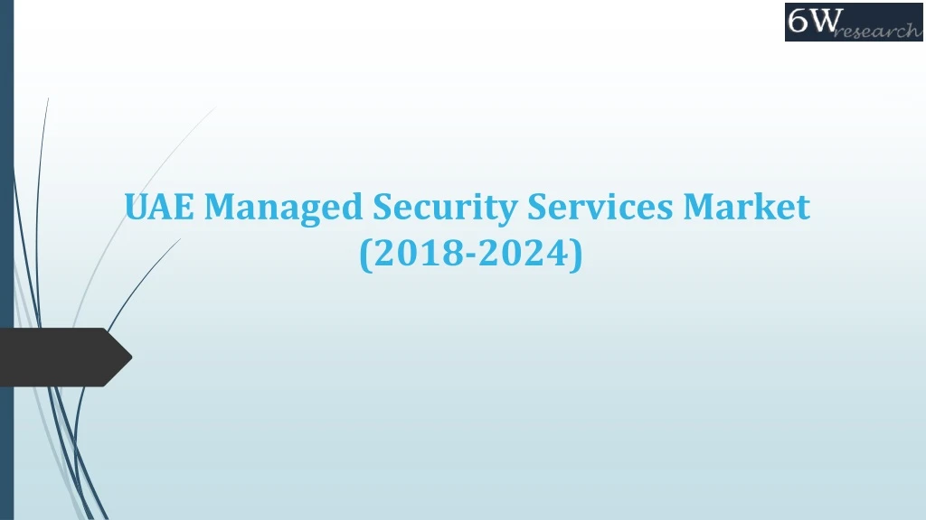 uae managed security services market 2018 2024