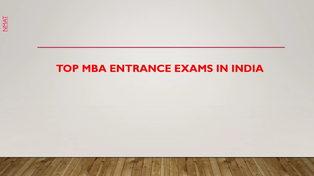 top mba entrance exams in india