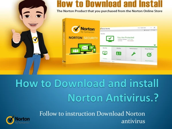 How to Download and install Norton Antivirus….?