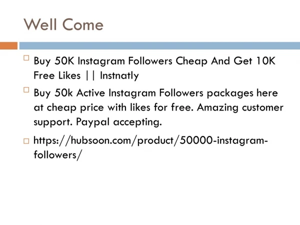 Get 50k instagram followers cheap