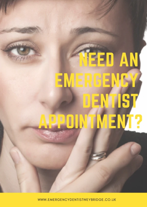 Need Emergency Dentist Appointment in Esher?