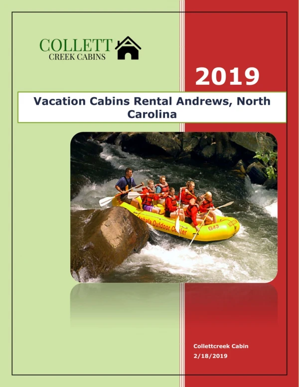 Vacation Cabins Rental Andrews, North Carolina