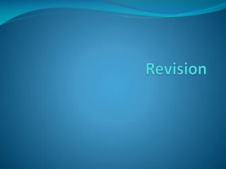 Revision - slide 1
