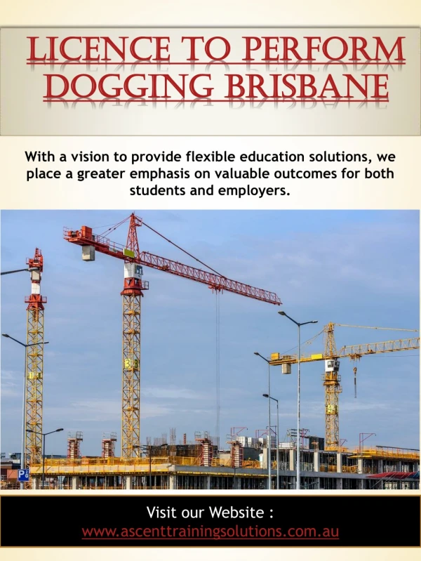Licence To Perform Dogging Brisbane