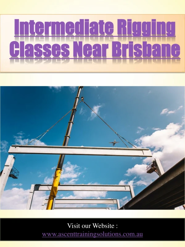 Intermediate Rigging Classes Near Brisbane