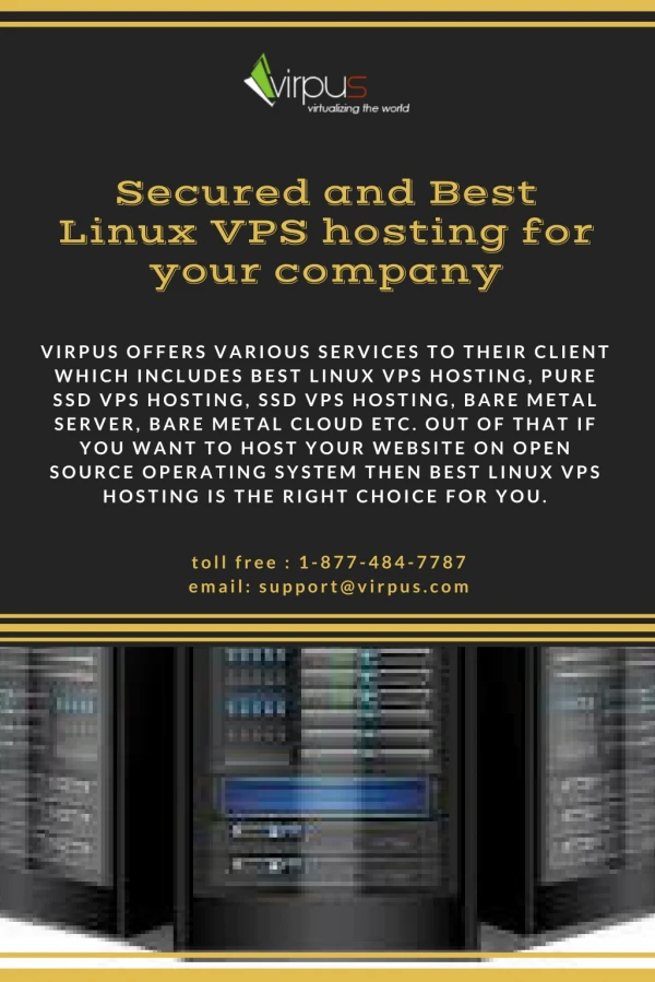 Secured and Best Linux VPS hosting for your company