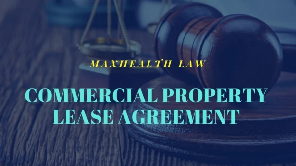 COMMERCIAL PROPERTY LEASE AGREEMENT