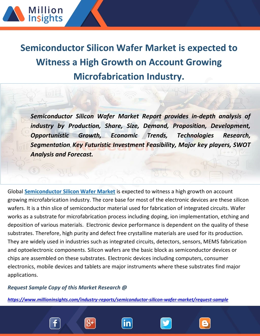 semiconductor silicon wafer market is expected