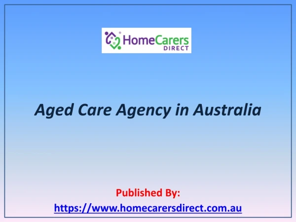 Aged Care Agency in Australia