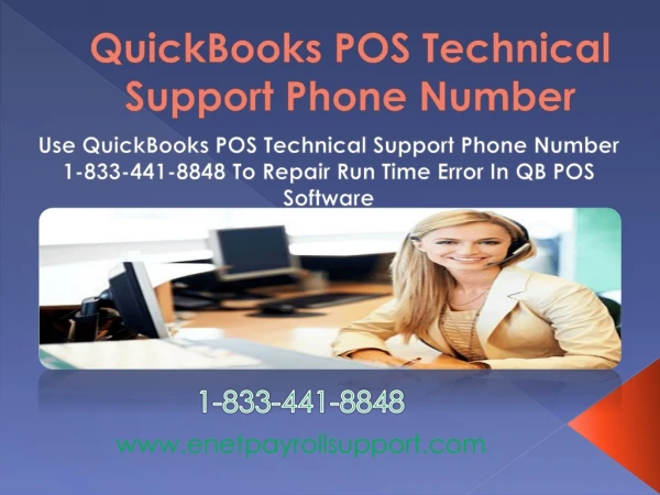 Use QuickBooks POS Technical Support Phone Number 1-833-441- 8848 To Repair Run Time Error In QB POS Software