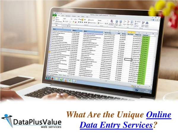 Select the Best Data Entry Service Professional