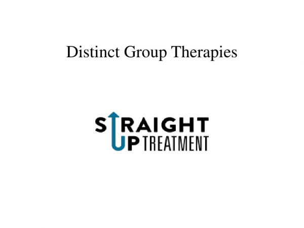 Distinct Group Therapies