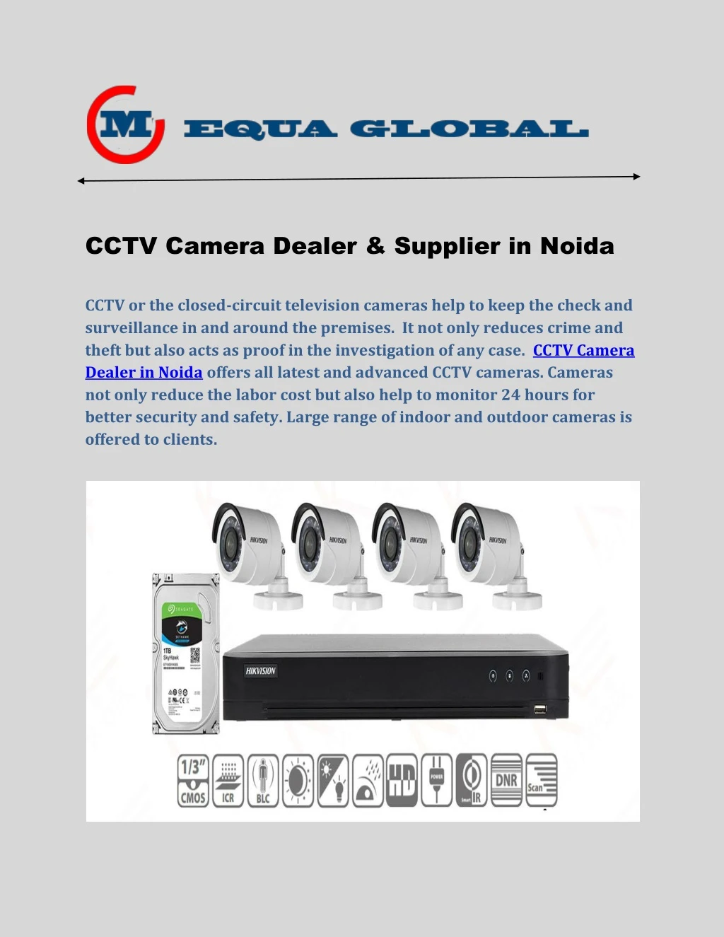 cctv camera dealer supplier in noida