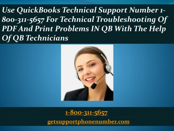 QuickBooks Technical Support Number 1-800-311-5657