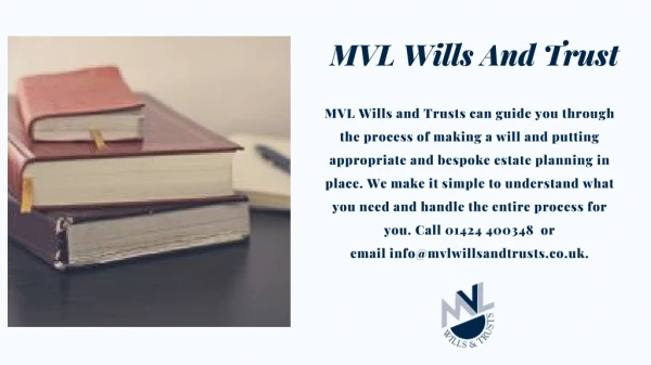Wills and Trusts - Mvl wills and Ttrust