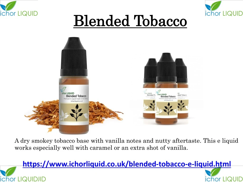 blended blended tobacco