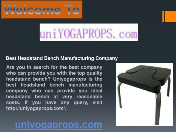 Best Headstand Bench Manufacturing Company