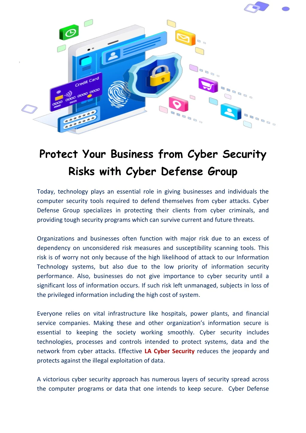 protect your business from cyber security risks