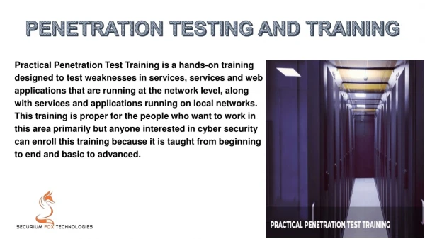 penetration testing training in london