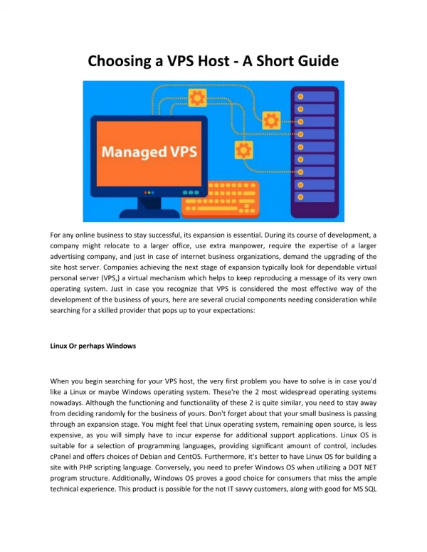 managed vps reviews