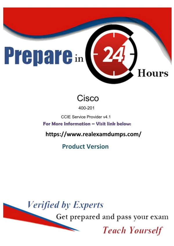 Cisco 400-201 Exam - Valid 400-201 Question Answers - Realexamdumps.com