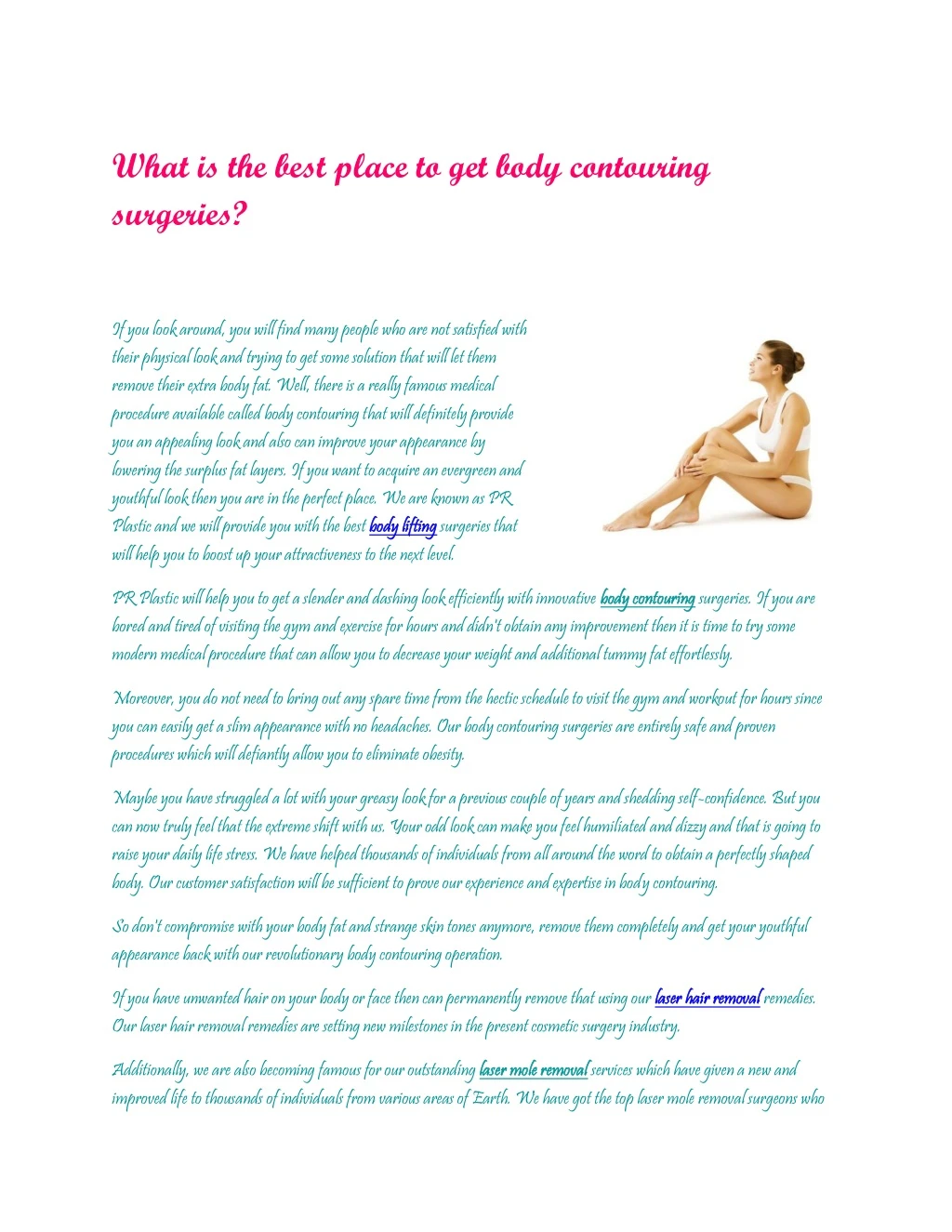 what is the best place to get body contouring