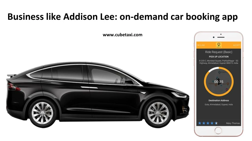 business like addison lee on demand car booking