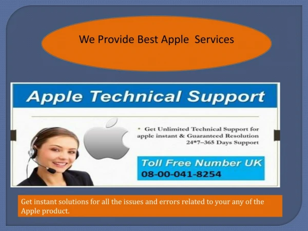 Apple support number 08000418254